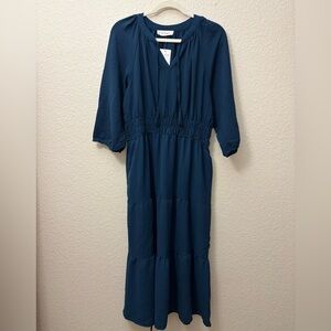 Lucky Brand Women’s Blue Midi Dress